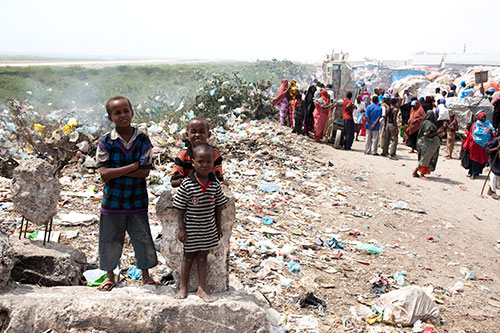 IDPキャンプの子どもたち